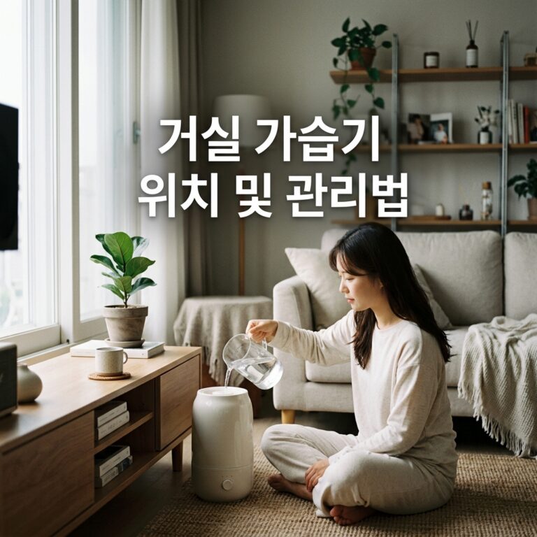 거실 가습기 위치 및 관리법