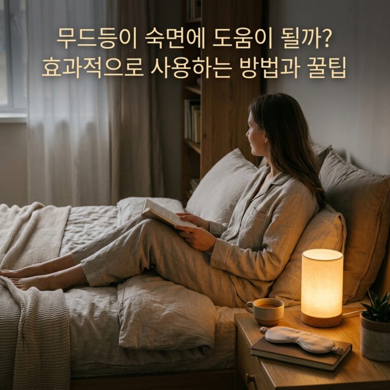 무드등이 숙면에 도움이 될까? 효과적으로 사용하는 방법과 꿀팁