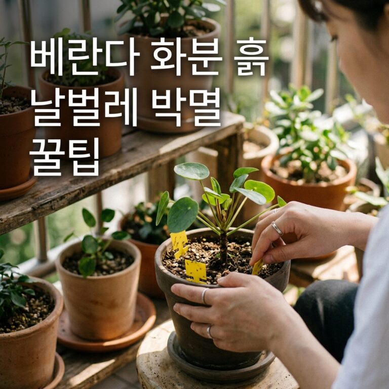 베란다 화분 주변 날벌레, 발생 위치와 관리법