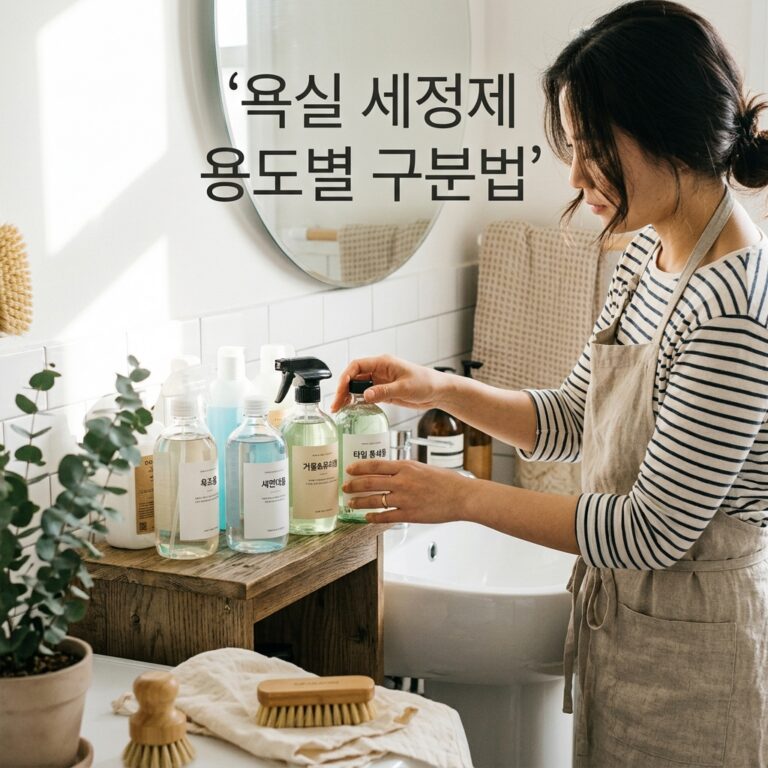 욕실 세정제 어디에 써야 할까?