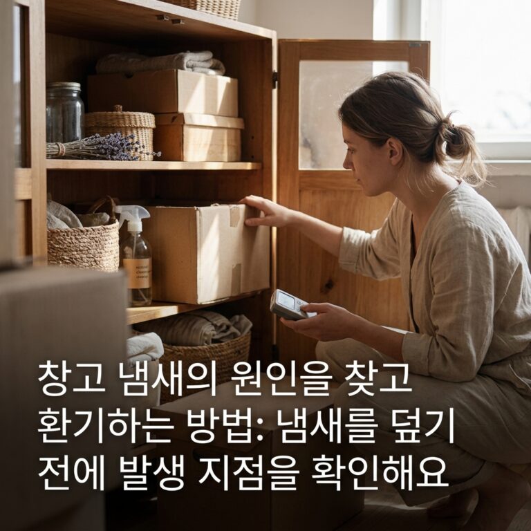 창고 냄새의 원인을 찾고 환기하는 방법: 냄새를 덮기 전에 발생 지점을 확인해요