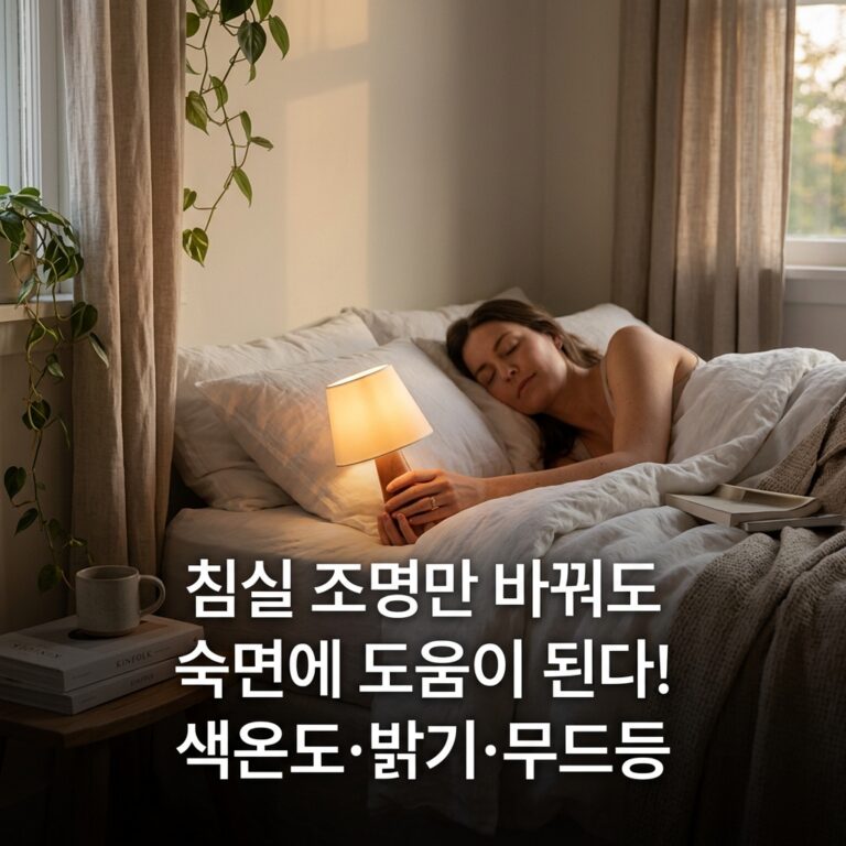 침실 조명 고르는 법: 용도·위치·조절 기능 확인하기
